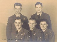 Crew of the Lancaster bomber 564 HK AA-P